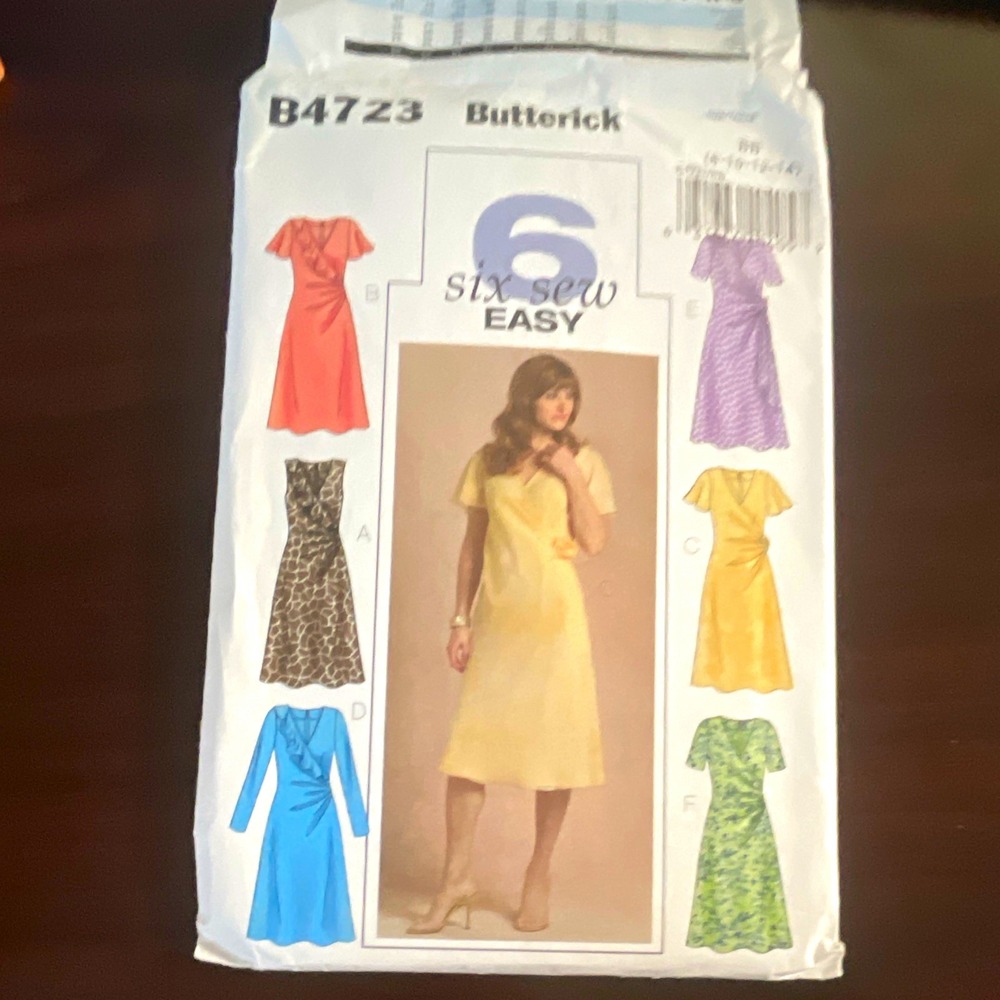 Butterick B4723 Sewing Pattern Misses Dress Multi-Size Sz 8-16 UNCUT 2000s